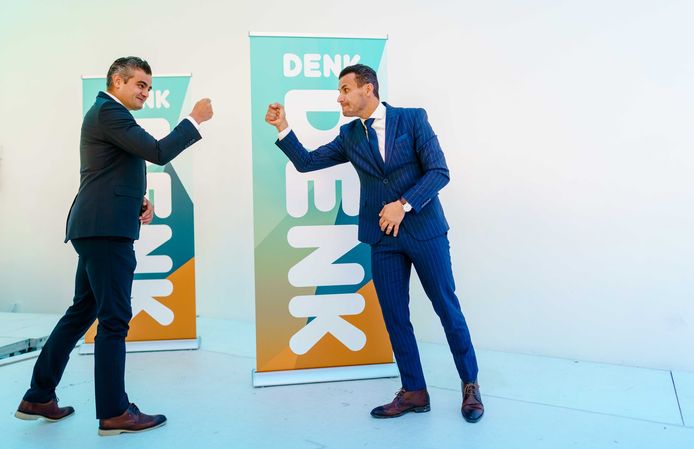 Tunahan Kuzu (L) en Farid Azarkan willen met hun partij DENK verschillende gemeenteraden in Brabant in.