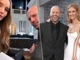 Rosie Huntington-Whiteley en Jason Statham, links tijdens hun bezoek aan Antwerpen, rechts op de première van 'Fast & Furious Presents: Hobbs & Shaw'