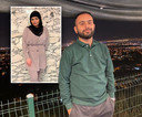 Onur Sahin, de 23-jarige broer, van de Zwolse leukemiepatiënt Dilara die zondagmiddag met het vliegtuig voor verdere medische behandeling naar Istanbul is overgebracht.