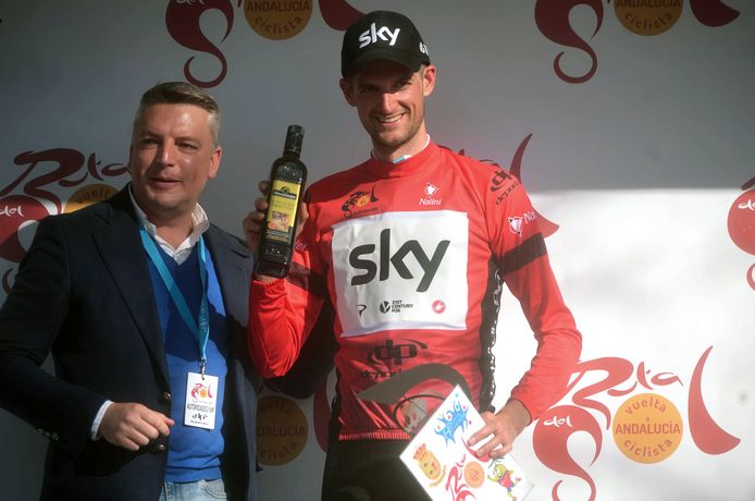 Wout Poels na de derde etappe
