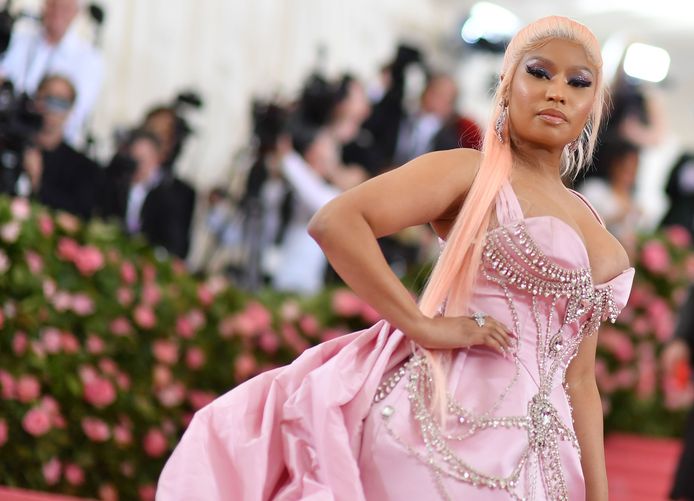 Nicki Minaj op het Met Gala van 2019.