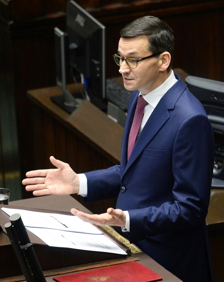 De nieuwe Poolse premier, Mateusz Morawiecki Beeld ap