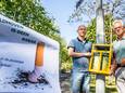 Stichting GoClean gaat in Zeelst een peukenactie voeren tegen de vervuiling van met name filtersigaretten. Harrie Verberne (links) en Harry Welp gaan de strijd aan om Veldhoven afvalvrij te krijgen.
