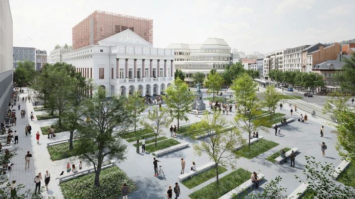 Le futur piétonnier du centre de Liège se dévoile: les travaux dureront  jusqu'à fin 2026 au minimum, Liège et sa région