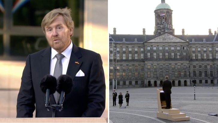Bekijk hier de toespraak van de koning op de Dam