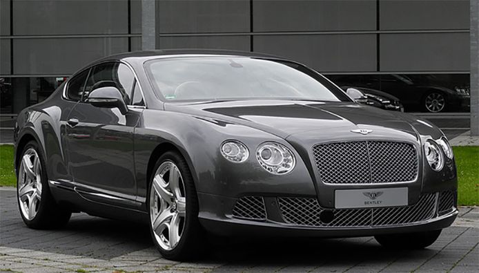 La Bentley Continental GT, un bolide qui fait craquer de nombreux footballeurs.