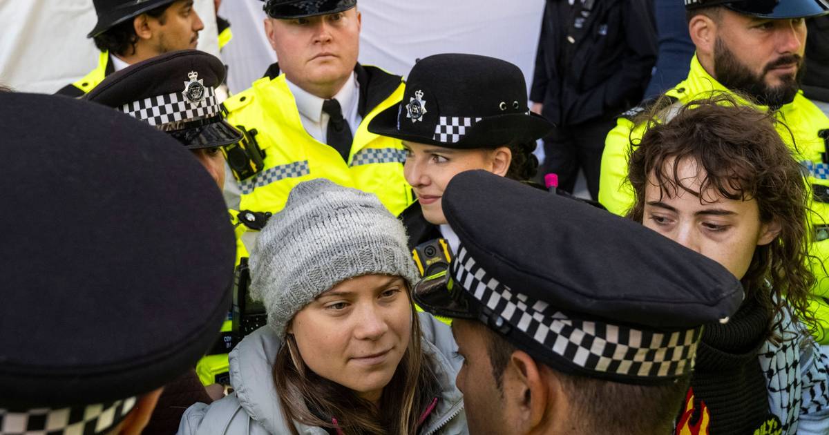 Greta Thunberg must appear in court after demonstration in London |  outside