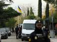 Politie rukte massaal uit voor de bombrief bij de Oekraïense ambassade in Madrid