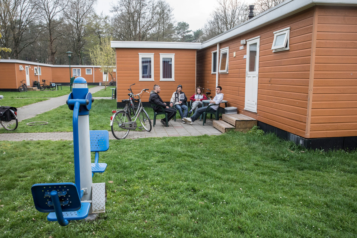 Arbeidsmigranten op Prinsenmeer in Ommel (archieffoto).