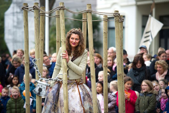 Prinses Arnerijntje tijdens het Sprookjesfestival in 2016.