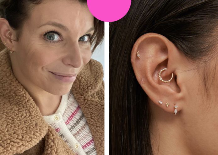 Aubergine Van hen afvoer Daith piercing steeds populairder als accessoire én wondermiddel tegen  migraine. Werkt het ook echt? | Nina | hln.be