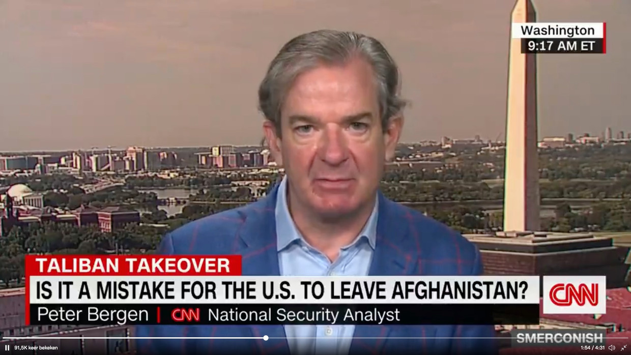 Peter Bergen Beeld CNN