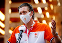 Pieter van den Hoogenband tijdens de Spelen van Tokio.