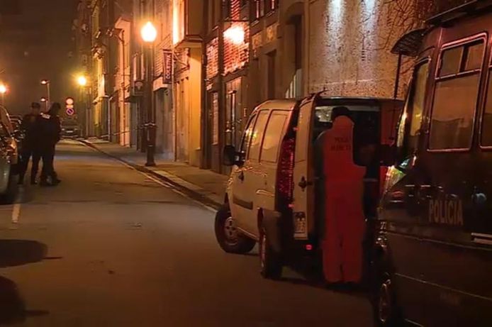 In deze straat, de Rua Frei Francisco Foreiro in Lissabon, vond het incident plaats