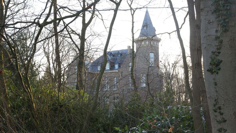 Het kasteel in Wingene waar de moord plaatsvond. Beeld afp