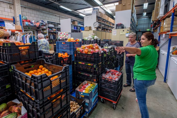 De Voedselbank zamelde 250.000 kilo verse groente en fruit in.