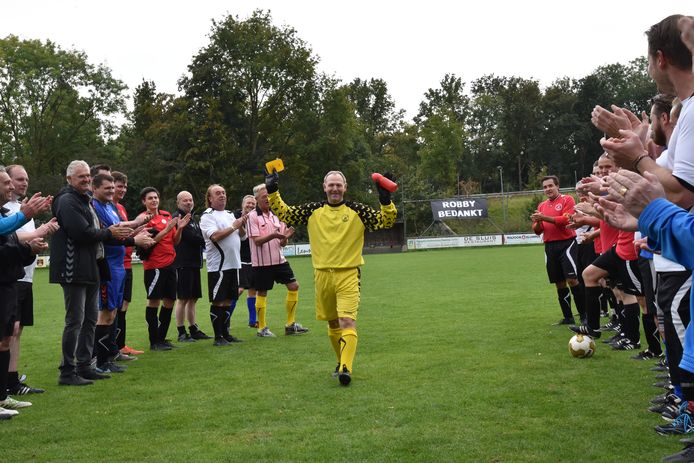 De laatste wedstrijd van Robby Barmentloo