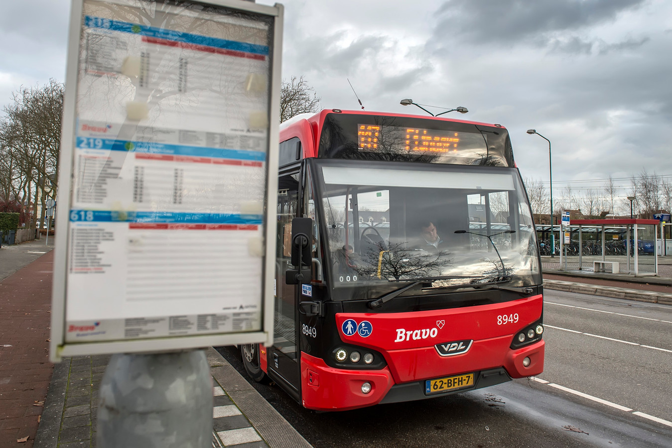 Minder bussen in nieuwe dienstregeling Arriva Foto bd.nl