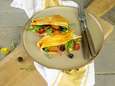 Wat Eten We Vandaag: Snelle tortilla met parmaham en mozzarella 