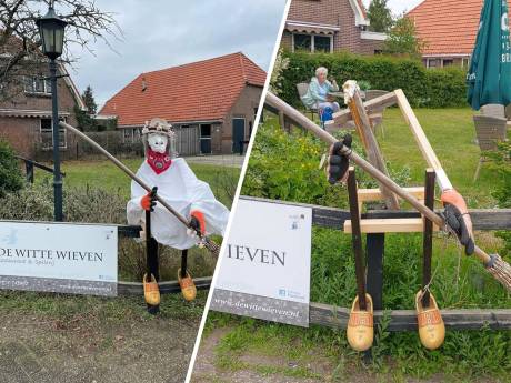 ‘Witte wieven’ bij restaurant in Zwiep wéér kapotgemaakt: ‘Ik ben gewoon teleurgesteld’