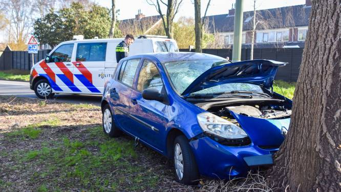 Gewonde bij éénzijdig ongeval tegen boom in Gouda