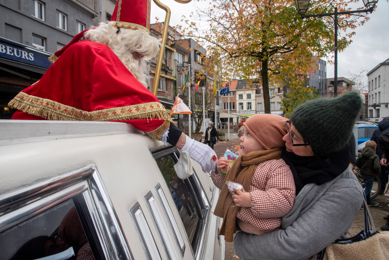 Sinterklaas te gast in Wetteren.