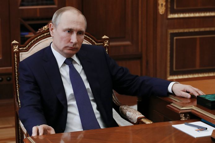 De Russische president Vladimir Poetin "hoopt dat het gezond verstand zal overwinnen".
