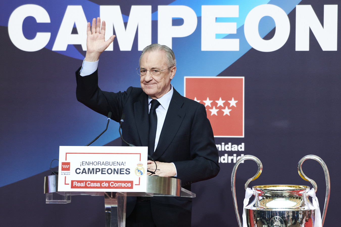 Florentino Pérez, voorzitter van Real Madrid.