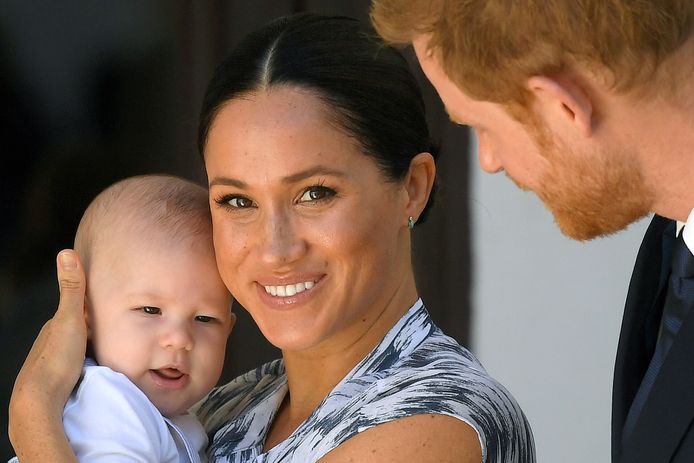 Harry en Meghan met Archie, foto uit september 2019.