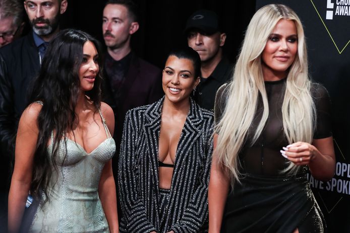 Kim, Kourtney en Khloé Kardashian.
