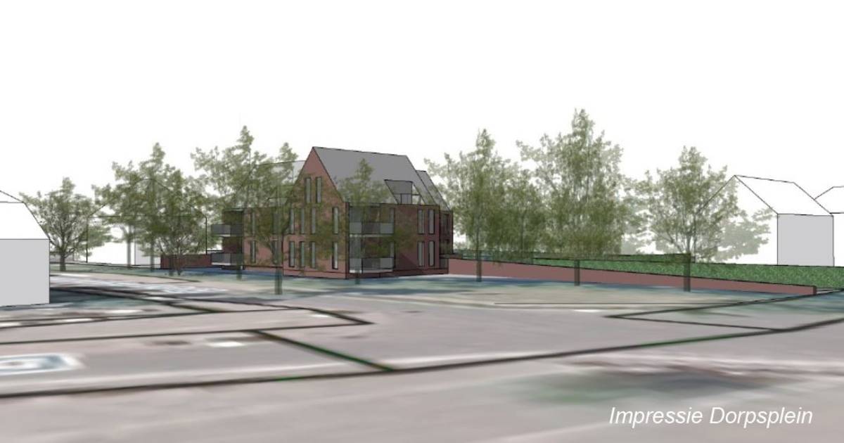 Elf nieuwe appartementen op hoek Dorpsstraat/Gildestraat in Riethoven