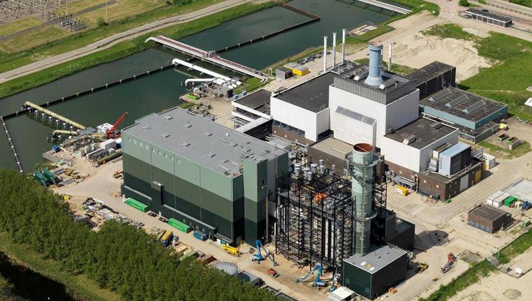 De huidige warmtekrachtcentrale van Nuon in Diemen. Beeld Nuon