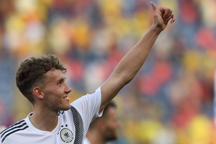 Luca Waldschmidt als speler van Jong Duitsland tijdens het EK deze zomer.