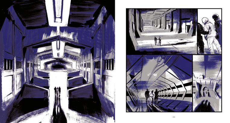 Graphic novel van Xavier Coste naar George Orwells ‘1984'. Beeld 