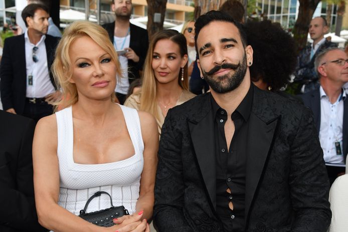 Rami tijdens een benefietavond in mei 2019 toen hij samen was met Pamela Anderson.
