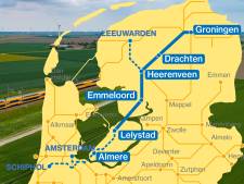 Europa trekt portemonnee voor spoorlijn tussen Lelystad en Groningen