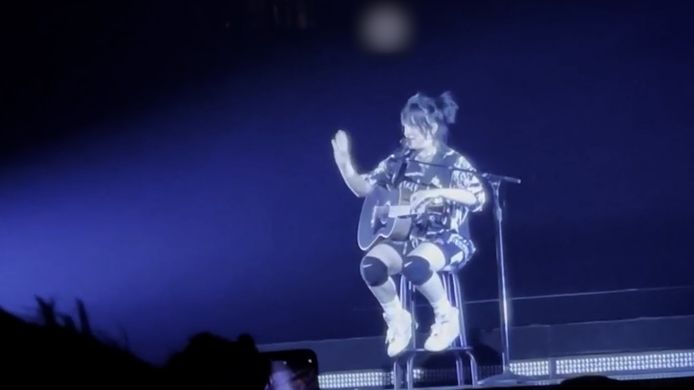 Billie Eilish legt concert opnieuw stil in New York.