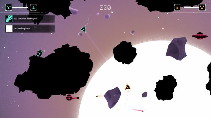 Beeld uit 'Gravitar: Recharged'.