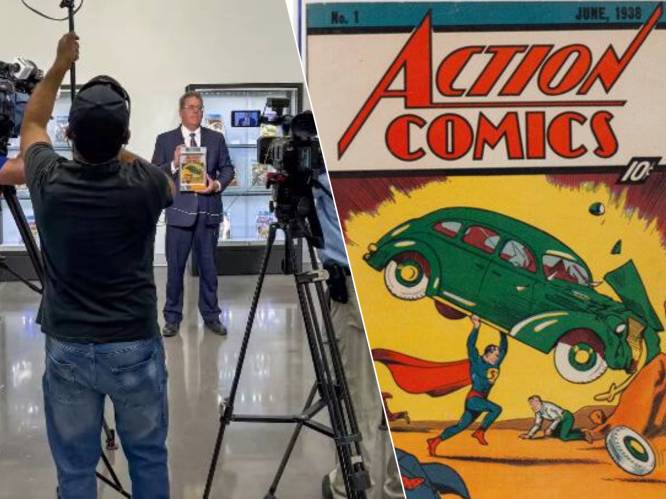 Duurste geveilde strip ooit: debuutcomic van Superman haalt recordprijs van liefst 6 miljoen dollar