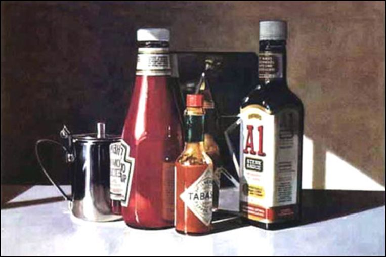 Ralph Goings, A1 Sauce, 1995 Beeld The Estate of Ralph Goings