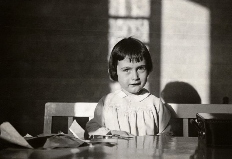 Anne Frank in 1932.  Beeld REUTERS