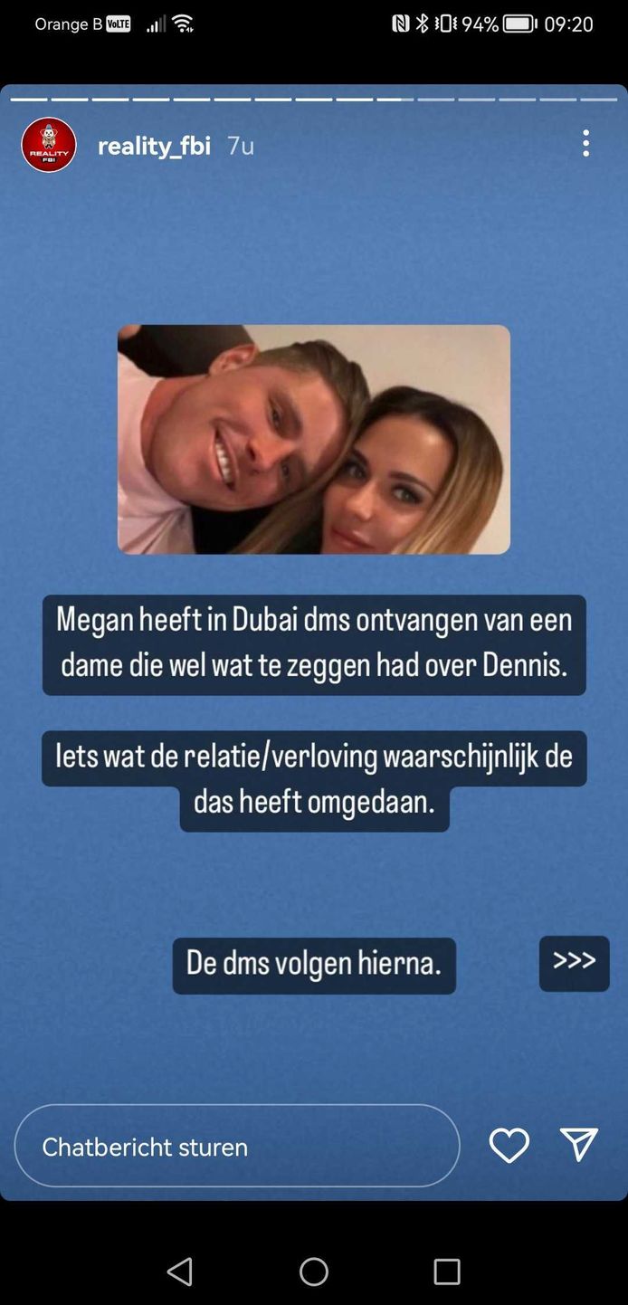 Is de relatie 'Temptation Island'-deelneemster Megan en Dennis voorbij?