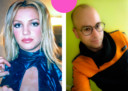 Britney Spears in haar jonge jaren en Michael.