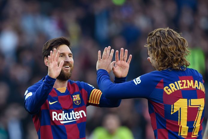 Lionel Messi en Antoine Griezmann