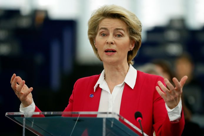 Europees Commissievoorzitter Ursula Von der Leyen.