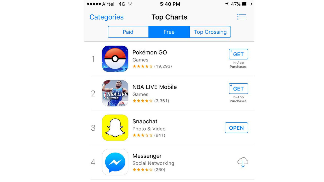 null Beeld App Store