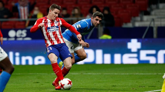 Spits Kevin Gameiro van Atletico Madrid.
