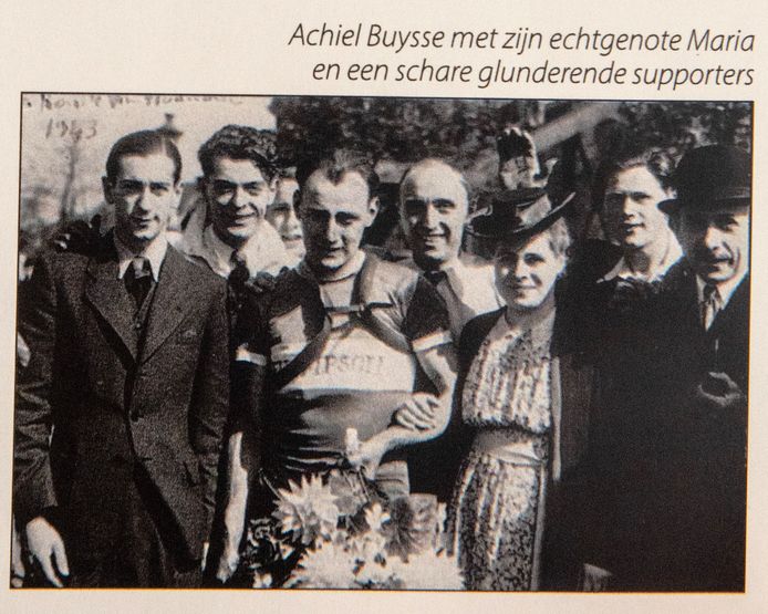 Achiel Buysse met echtgenote Maria.