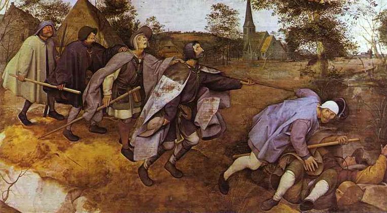 Pieter Bruegel de Oude - ‘Parabel der blinden’  Beeld Pieter Bruegel de Oude