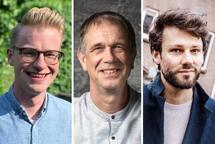 Van links naar rechts: Matthijs Korevaar, Peter Boelhouwer en Cody Hochstenbach.